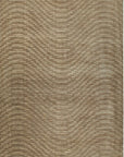 Isolated view of Sloane Freya Brown Hand Tufted Wool Rug, showcasing its design.