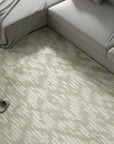 Vibrant Alluring Beige Hand Tufted Wool Rug