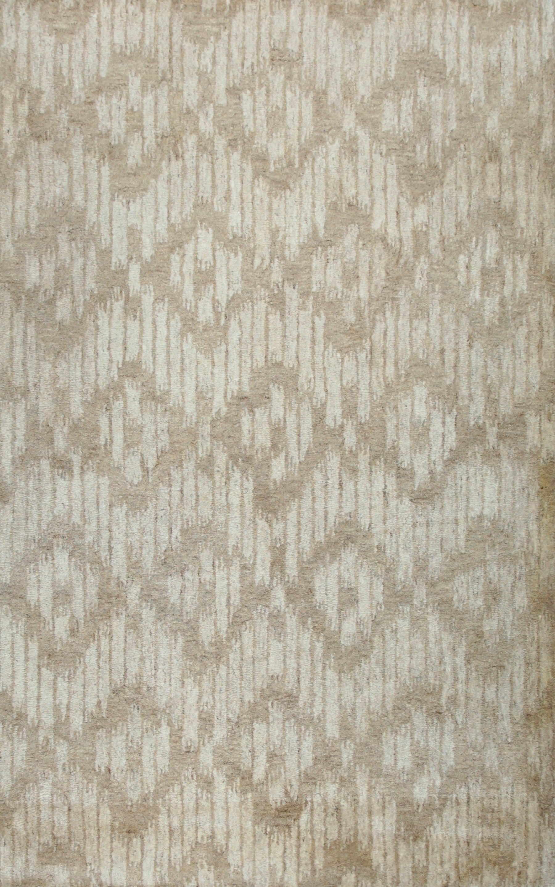 Isolated view of Vibrant Alluring Beige Hand Tufted Wool Rug, showcasing its design.