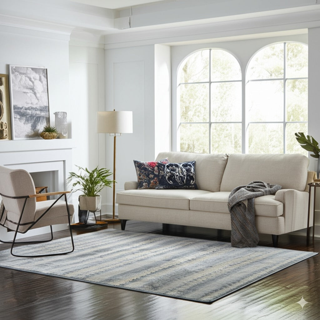 Selene Stylish Multicolored Hand Tufted Wool Rug