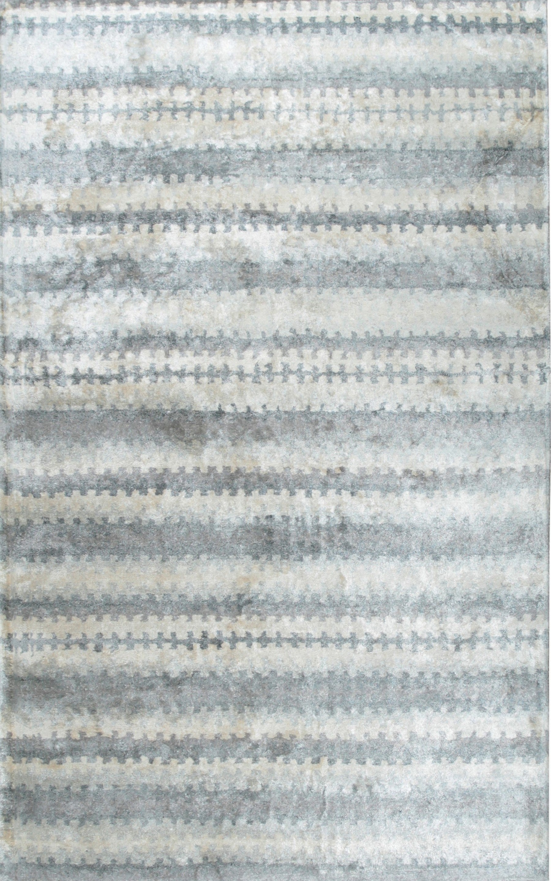 Isolated view of Selene Stylish Multicolored Hand Tufted Wool Rug, showcasing its vibrant, abstract design.