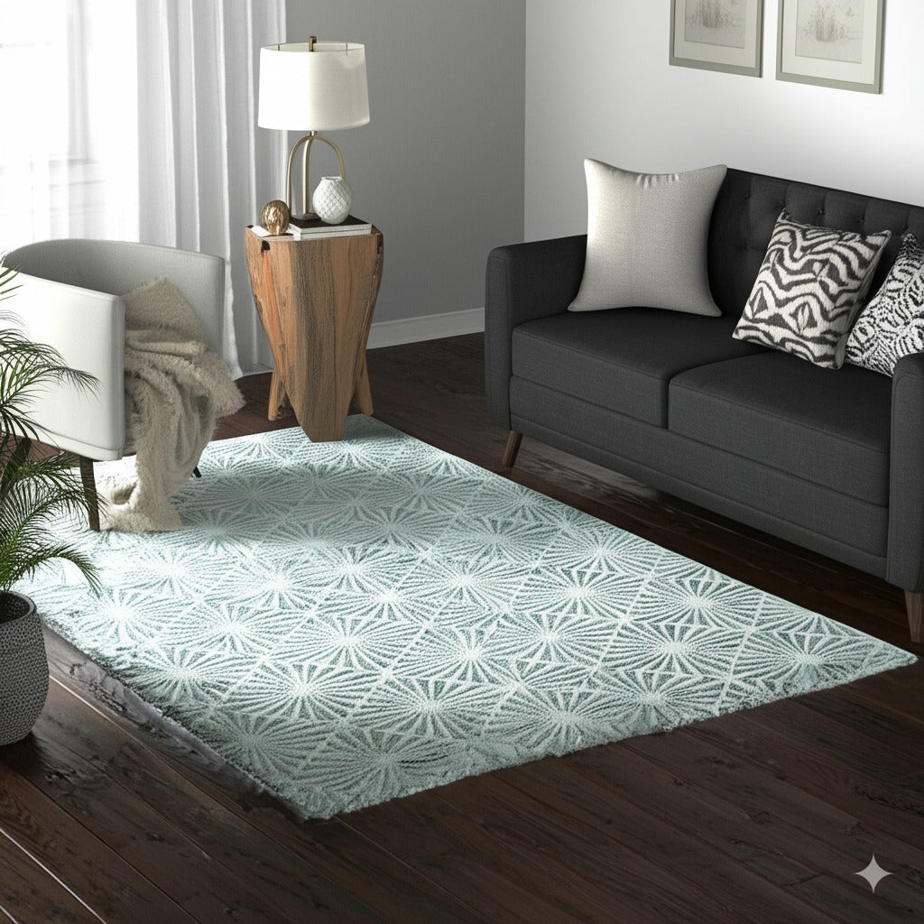 Trendy Timeless Gray Hand Tufted Wool Rug