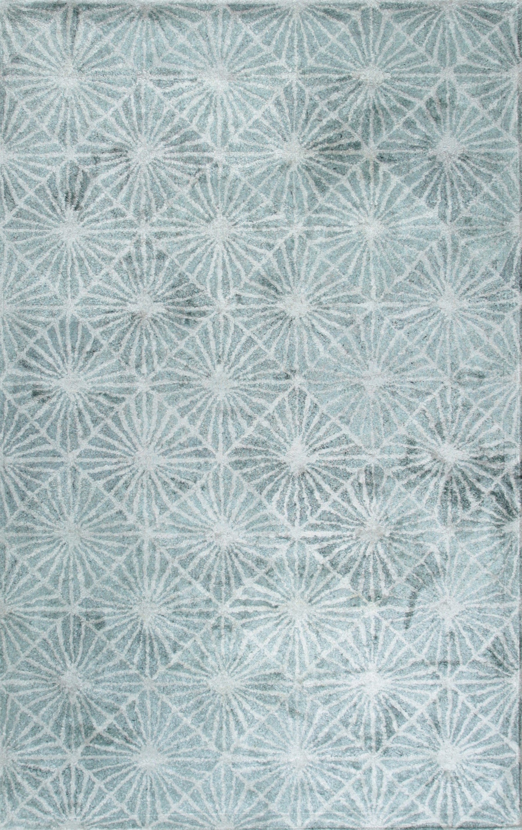 Isolated view of Trendy Timeless Gray Hand Tufted Wool Rug, showcasing its design.