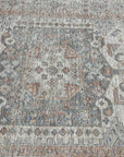Fiona Vibrant Ivory Handmade Wool Rug, its creamy ivory wool pile creating a soft, inviting texture and subtle pattern variation under warm light.