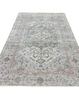 Fiona Vibrant Ivory Handmade Wool Rug, luxurious texture and soft ivory hues bring warmth to a sunlit living room; a handwoven masterpiece grounding the inviting space.