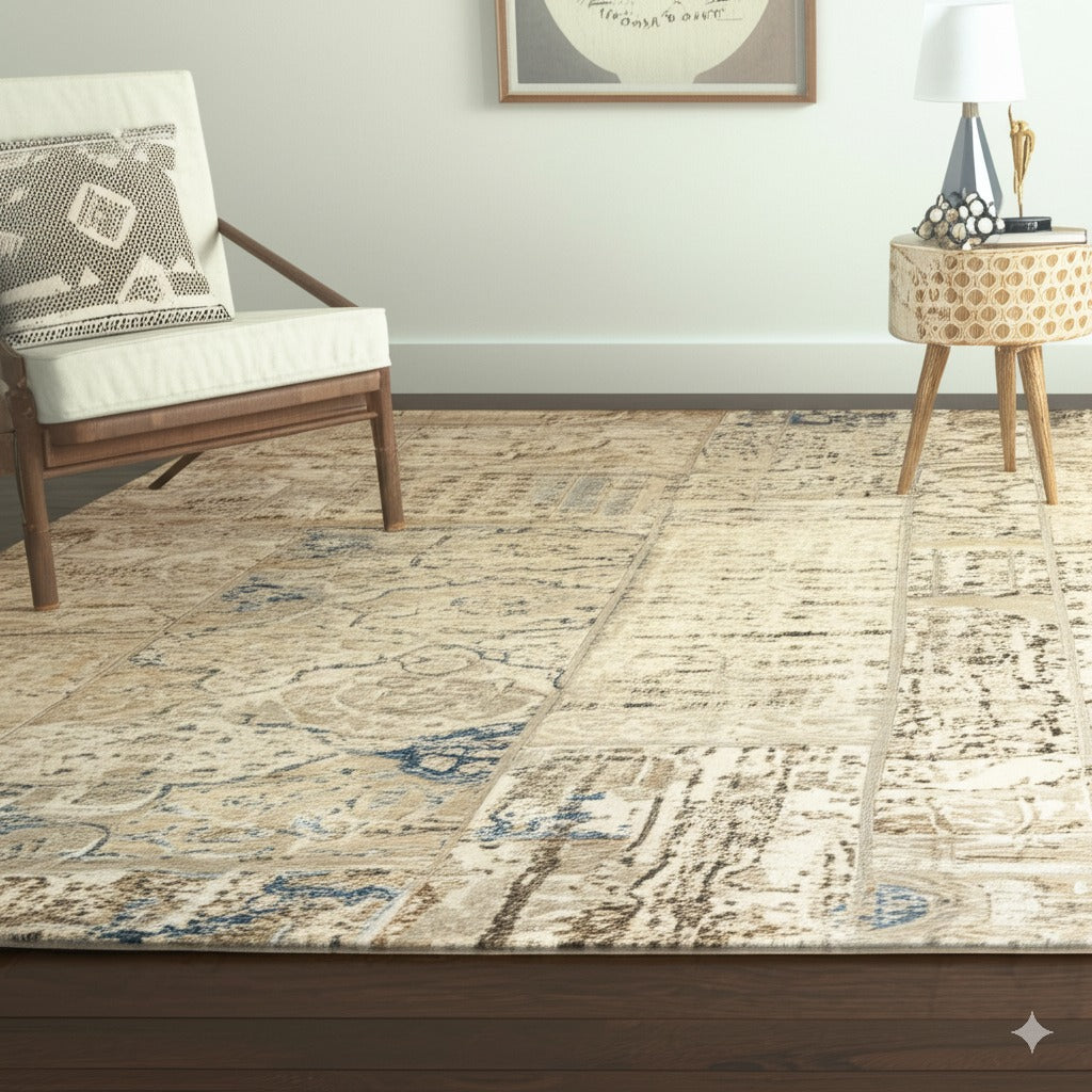 Sarrah Para Ivory Machine Made Rug