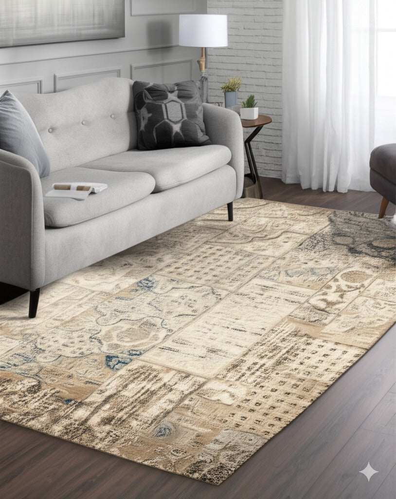 Sarrah Para Ivory Machine Made Rug