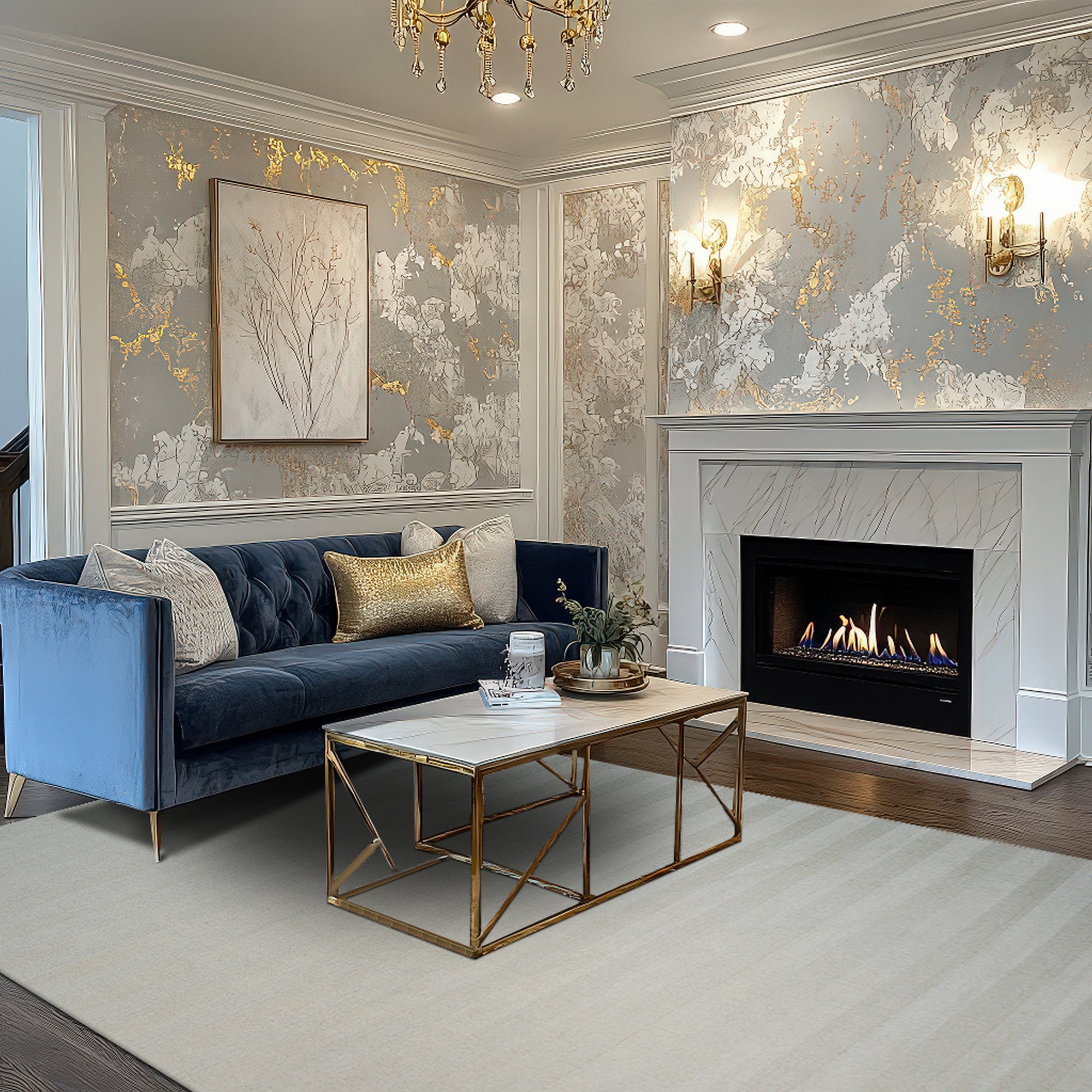 Yara Alluring Black & White Handmade Wool Rug, a striking interplay of contrasting tones, showcased in a well-lit, contemporary living space. Handcrafted wool pile offers both visual depth and luxurious texture.