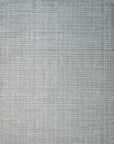 Isolated view of Warm Sarrah White Handmade Bamboo Silk Rug, showcasing its shimmering bamboo silk fibers and subtle, textural design.
