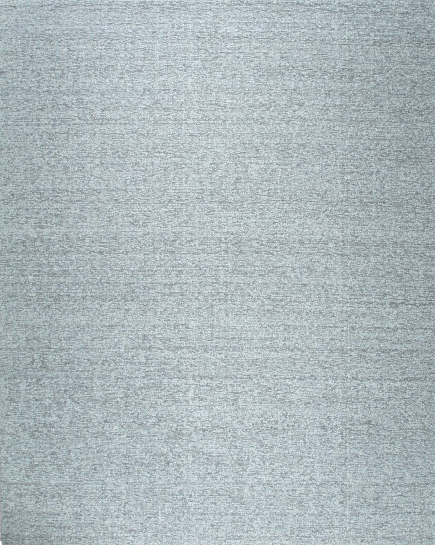 Isolated view of Opulent Alluring Silver Handmade Wool Rug, showcasing its design.