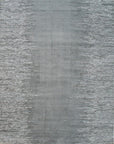 Isolated view of Tessa Maya Gray Hand Knotted Wool Rug, showcasing its design.