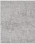 Isolated view of Lush Xena Ivory Handmade Wool Rug, showcasing its design.