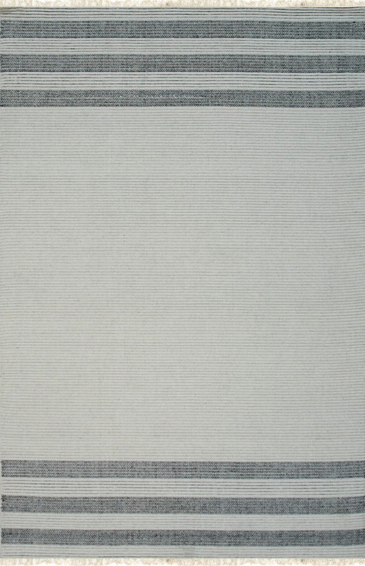 Isolated view of Violet Quinn White Handmade Wool Rug, showcasing its intricate geometric design and textured wool construction.