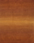 Isolated view of Ruby Classic Orange Handmade Wool Rug, highlighting its vibrant color and intricate design.