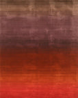 Isolated view of Rhea Unique Multicolor Handmade Wool Rug, showcasing its vibrant, geometric design with a playful mix of reds, blues, yellows, and greens.
