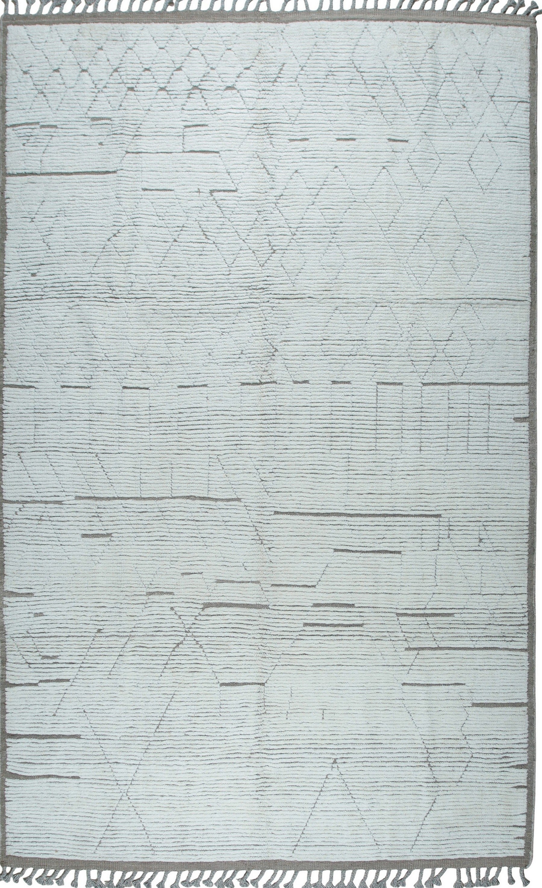 Isolated view of Marrakech Serenity Ivory Rug, showcasing its design.