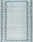Isolated view of Timeless Marrakech Ivory Hand-Knotted Wool Rug, showcasing its design.