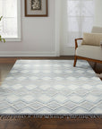 Marrakech Alabaster Ivory Hand-Knotted Wool Rug