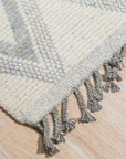 Marrakech Alabaster Ivory Hand-Knotted Wool Rug