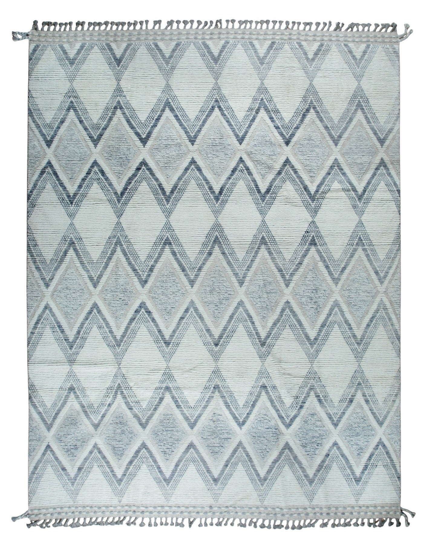 Marrakech Sandstone Beige Hand-Knotted Wool Rug