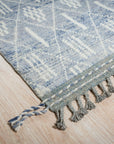 Atlas Echo Blue Hand-Knotted Wool Rug