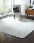 Marrakech Dune Beige Hand-Knotted Wool Rug