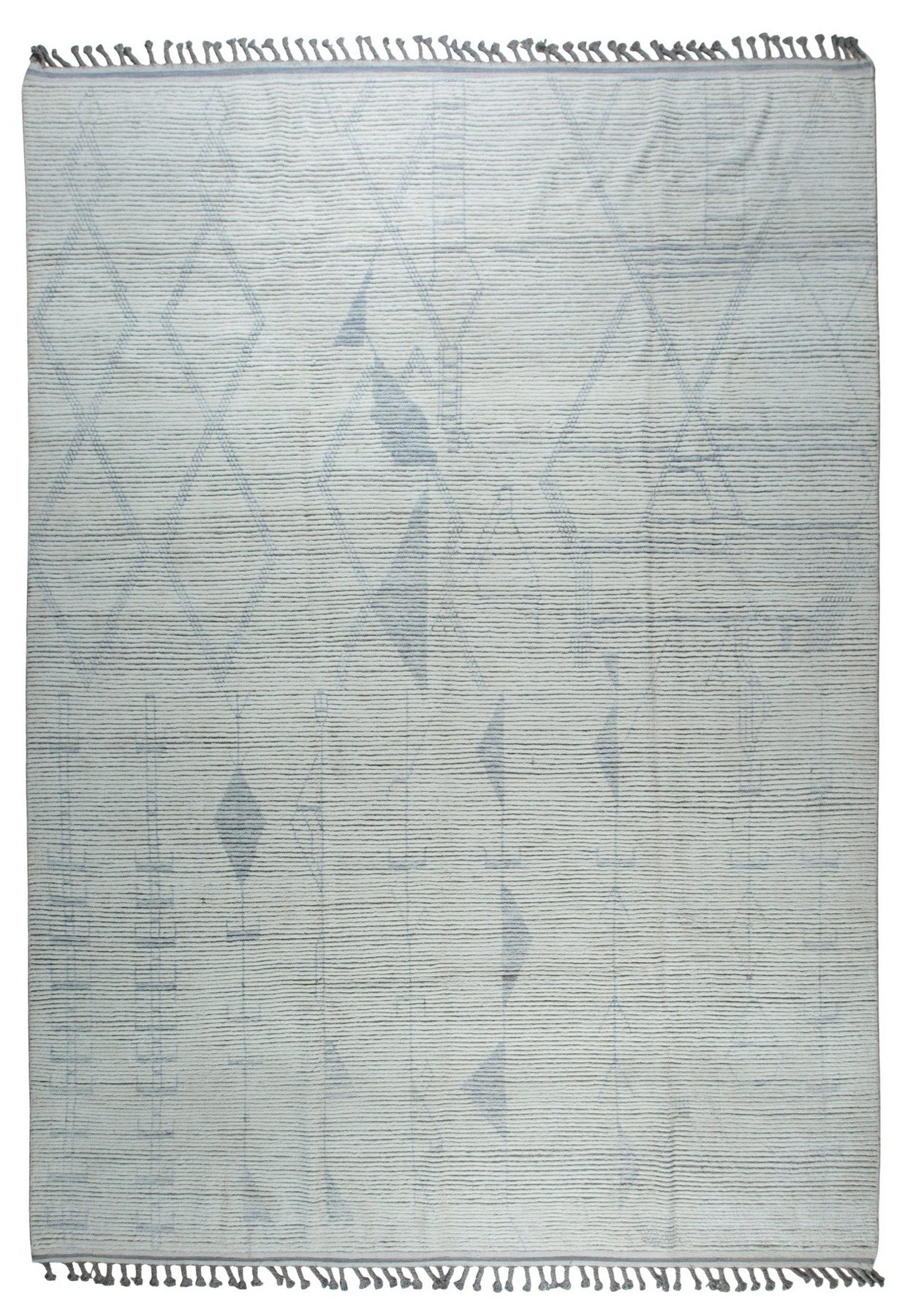 Marrakech Dune Beige Hand-Knotted Wool Rug