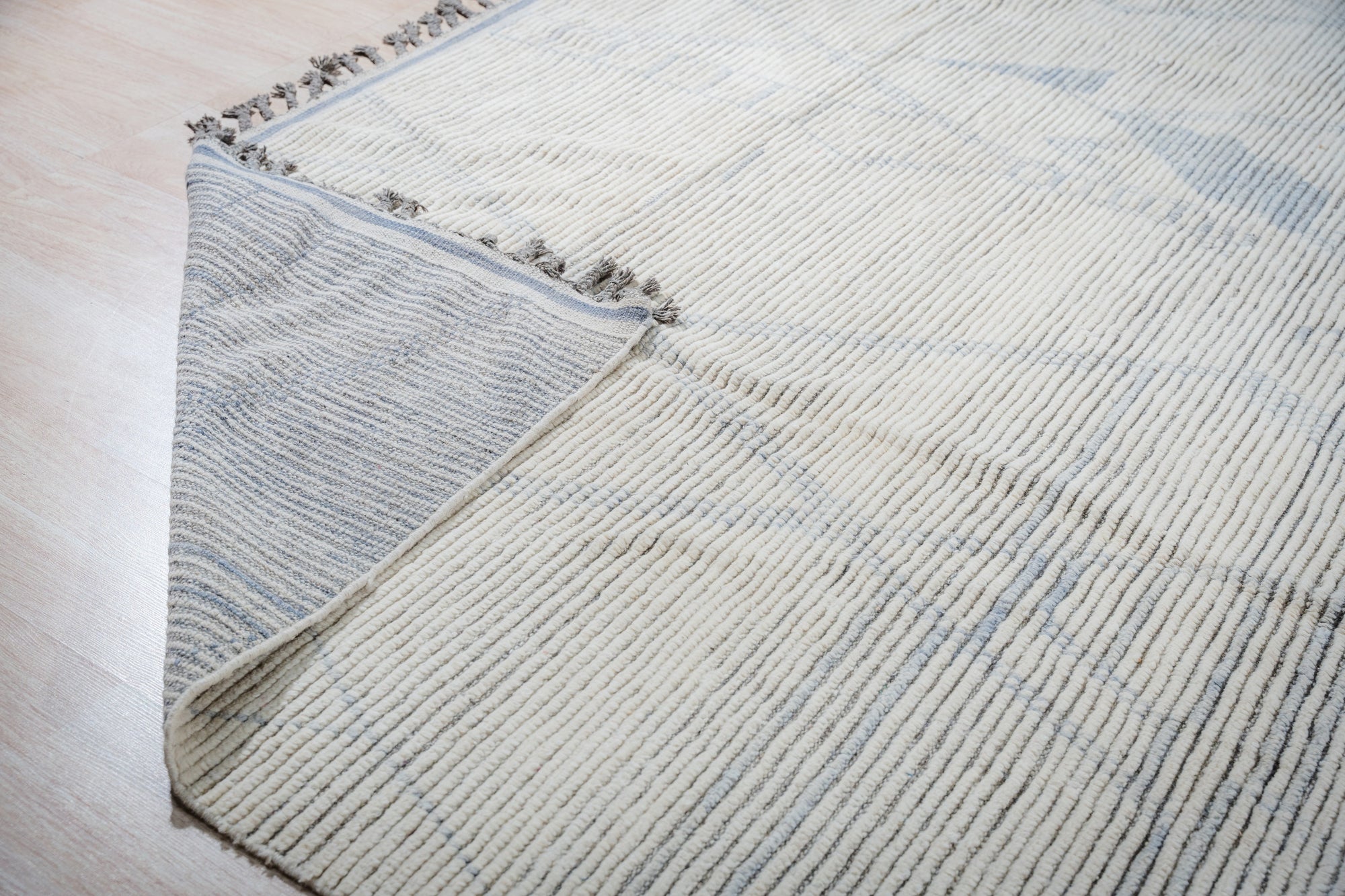Marrakech Dune Beige Hand-Knotted Wool Rug
