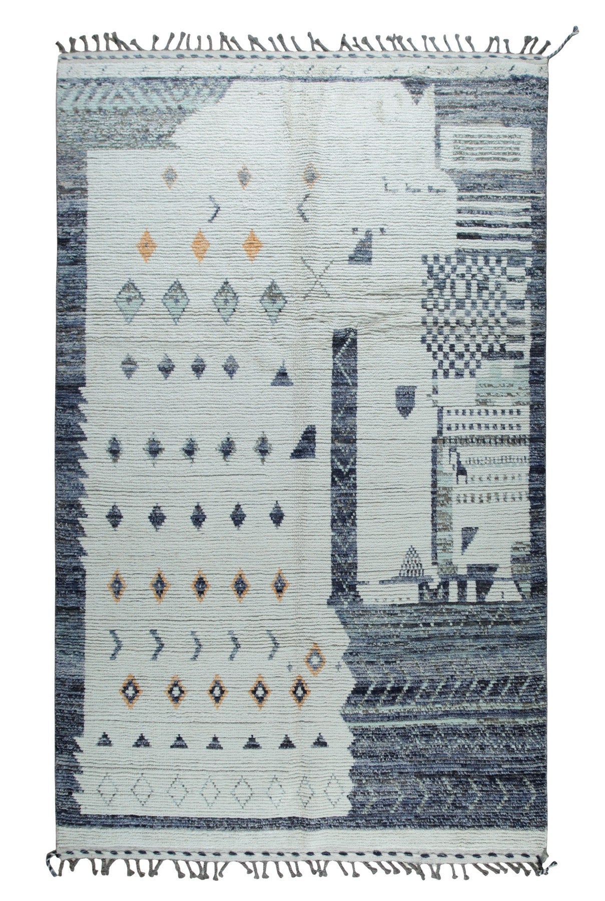Marrakech Beige Whisper Hand-Knotted Rug