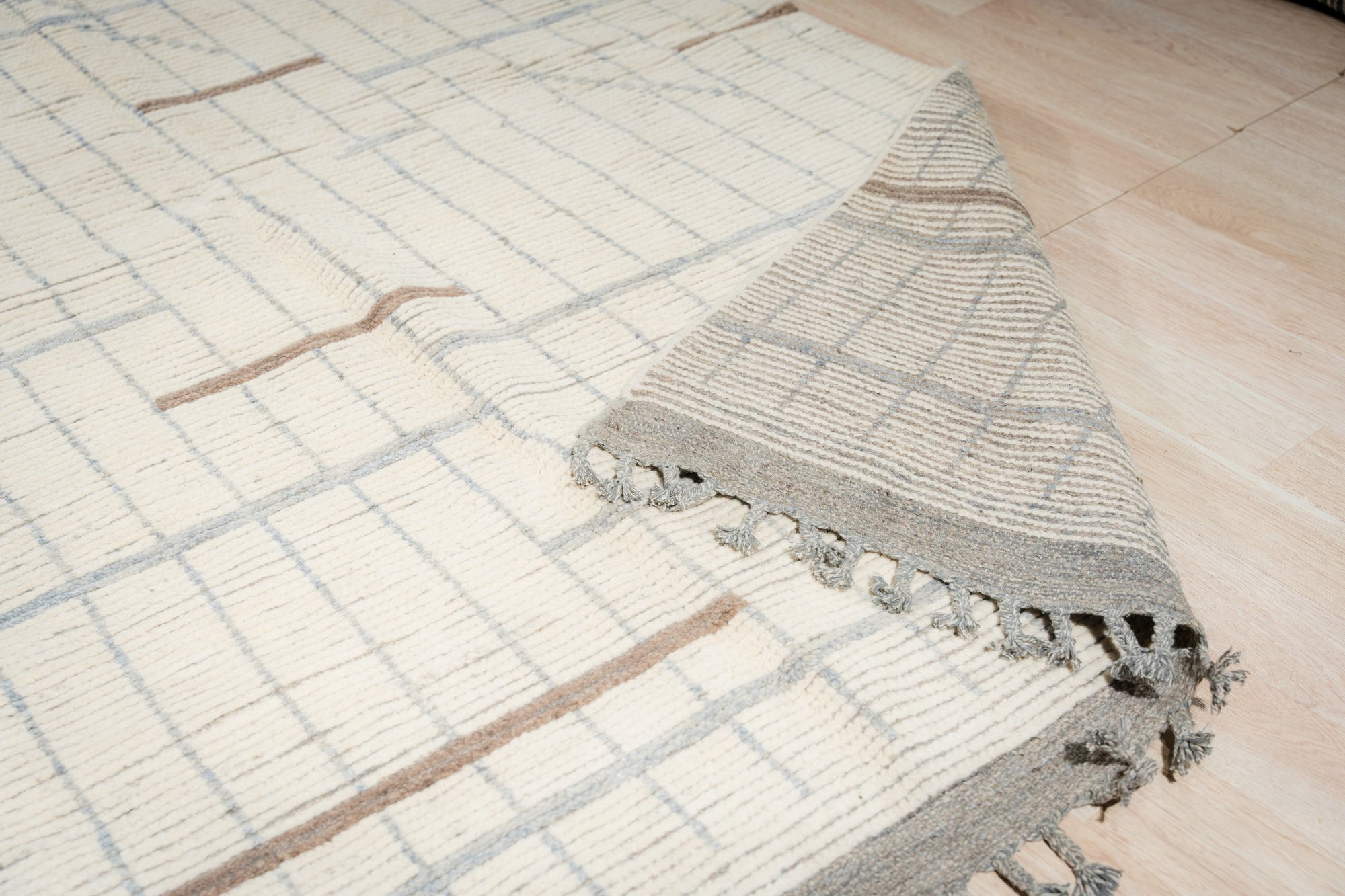 Marrakech Beige Horizon Hand-Knotted Rug