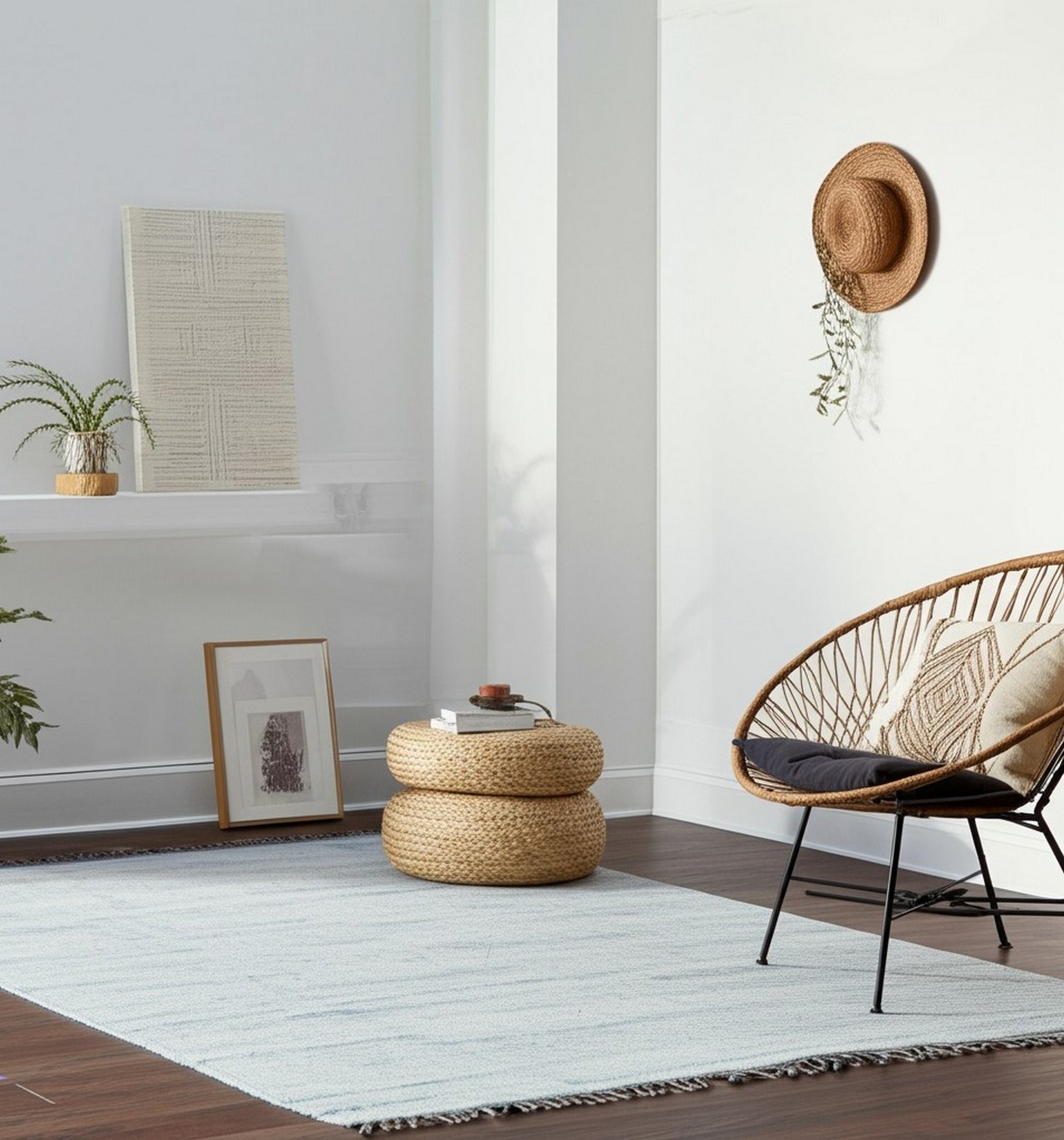 Marrakech Beige Horizon Hand-Knotted Rug