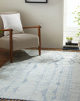 Marrakech Ivory Linescape Hand-Knotted Rug