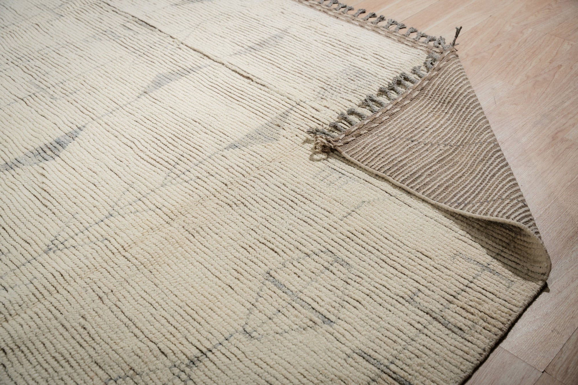 Marrakech Beige Solace Hand-Knotted Rug