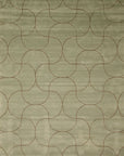 Isolated view of Sumptuous Maya Blue Hand Tufted Wool Rug, showcasing its intricate, textural design.