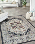 Luxurious Traditional Beige Hand Knotted Wool Rug, showcasing its intricate floral design and subtle texture in a room setting, radiating warmth and classic elegance.