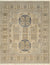 Isolated view of Ava Sophie Beige Hand Knotted Wool Rug, showcasing its design.