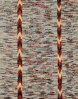 Isolated view of Sumptuous Willow Multicolor Hand Knotted Wool & Bamboo Silk Rug, showcasing its vibrant color palette and intricate willow-inspired design.