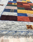 Beige & Multicolor Patchwork Rug - additional view