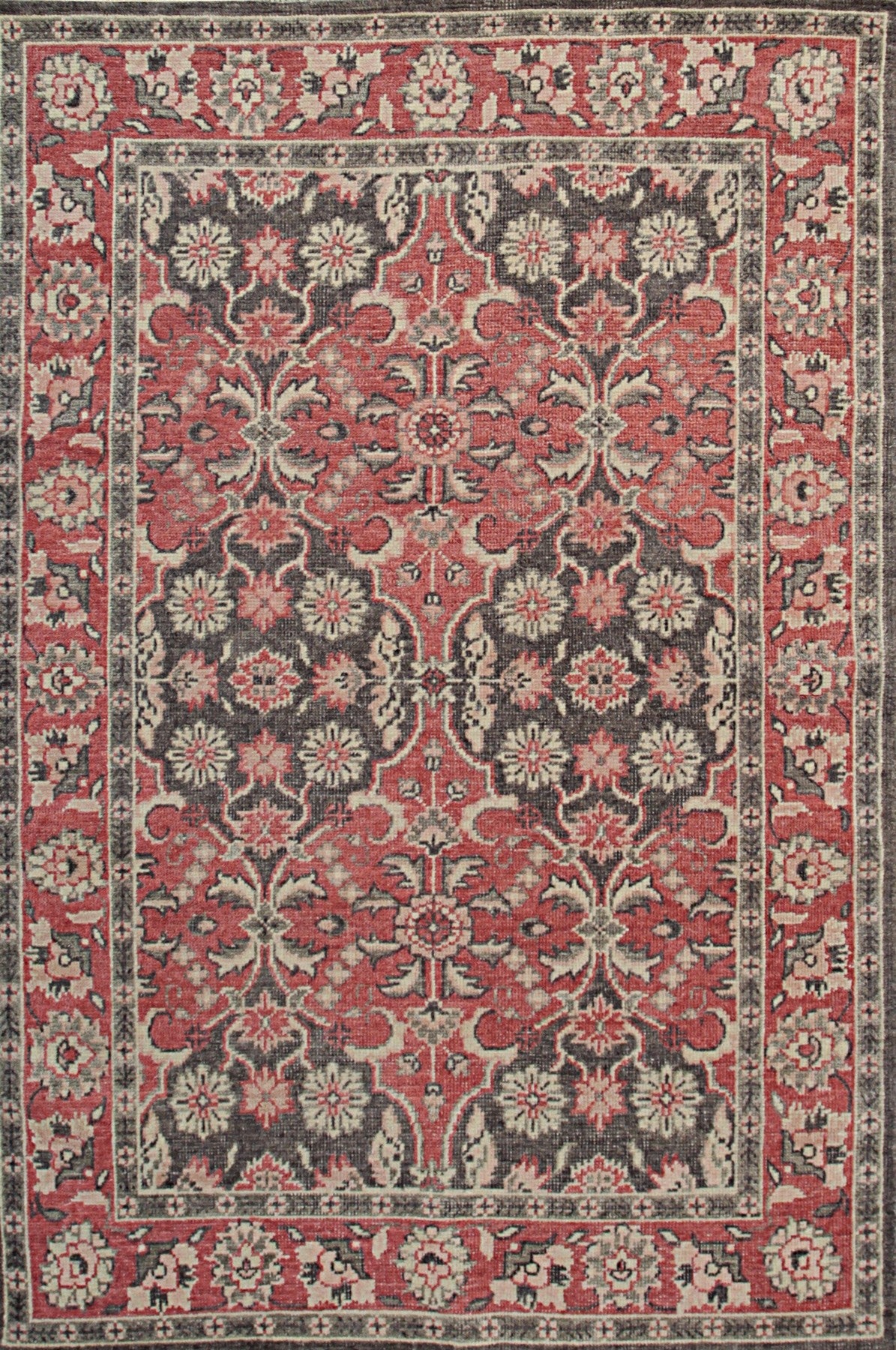 Majestic Classic Rust Hand Knotted Wool Rug
