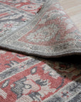 Majestic Classic Rust Hand Knotted Wool Rug, rich rust tones and intricate hand-knotted details create a warm, inviting texture, seen in a lifestyle setting showcasing its elegance.