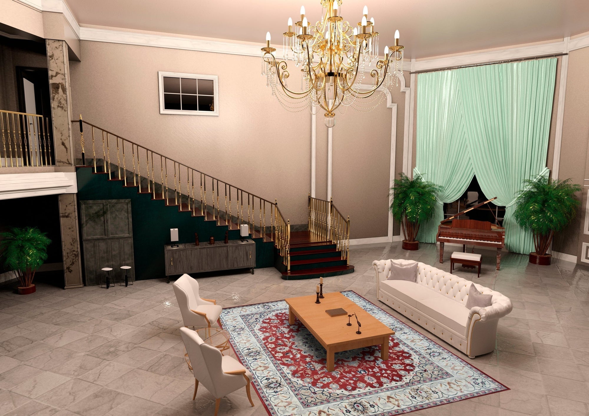 Selene Trara Red Hand Knotted Wool & Silk Rug, its intricate pattern unfolding in rich reds and shimmering silk highlights, lies gracefully on a dark hardwood floor, evoking warmth and luxury.