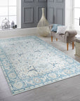 Celia Traditional Beige Hand Knotted Wool Rug, warm beige hues and intricate traditional patterns unfold across this hand-knotted wool rug, enriching a comfortable living space.