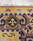 Jade Oriental Rust Hand Knotted Wool Rug, showcasing rich rust hues and intricate oriental patterns; hand-knotted wool offers luxurious texture and warmth underfoot.