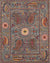 Isolated view of Maya Timeless Blue Hand Tufted Wool Rug, showcasing its design.