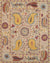 Isolated view of Chic Delicate Ivory Hand Tufted Wool Rug, showcasing its subtle, textured design.