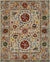 Isolated view of Ruby Fiona Ivory Hand Tufted Wool Rug, showcasing its design.