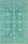 Isolated view of Louie Oriental Turquoise Hand Tufted Wool Rug, showcasing its design.