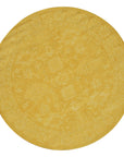Comfortable Oriental Yellow Hand Tufted Wool Rug, warm golden tones and intricate floral patterns cascade across this wool rug, inviting comfort and adding a touch of traditional elegance to any space.