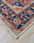 Luxurious Oriental Ivory Hand Knotted Wool Rug