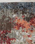 Isla Sumptuous Gray Hand Knotted Wool Rug, blending subtle textures in muted gray tones, anchors a contemporary living space with warmth and understated elegance.